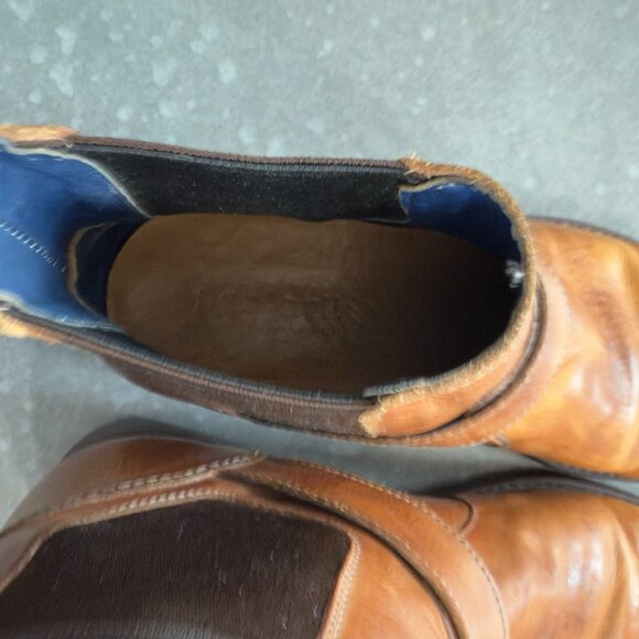 BED|STÜ Brown Leather Buckle Ankle Men's Boots – Size 8 - Picture 11 of 15